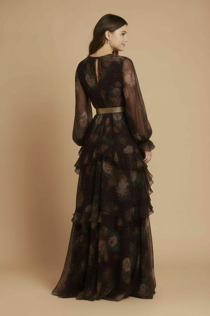 Midnight Dusk Kimono for Little Girls