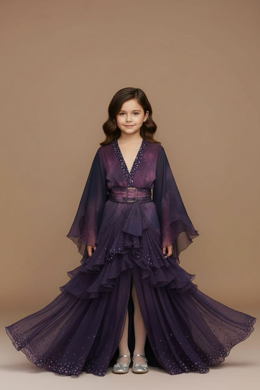 Calypso Dream Kimono for Little Girls