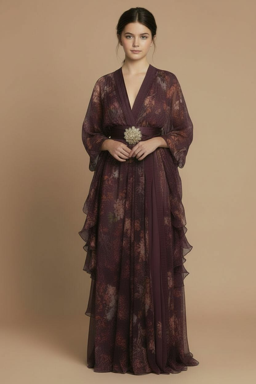 Halcyon Glow Kimono for Little Girls